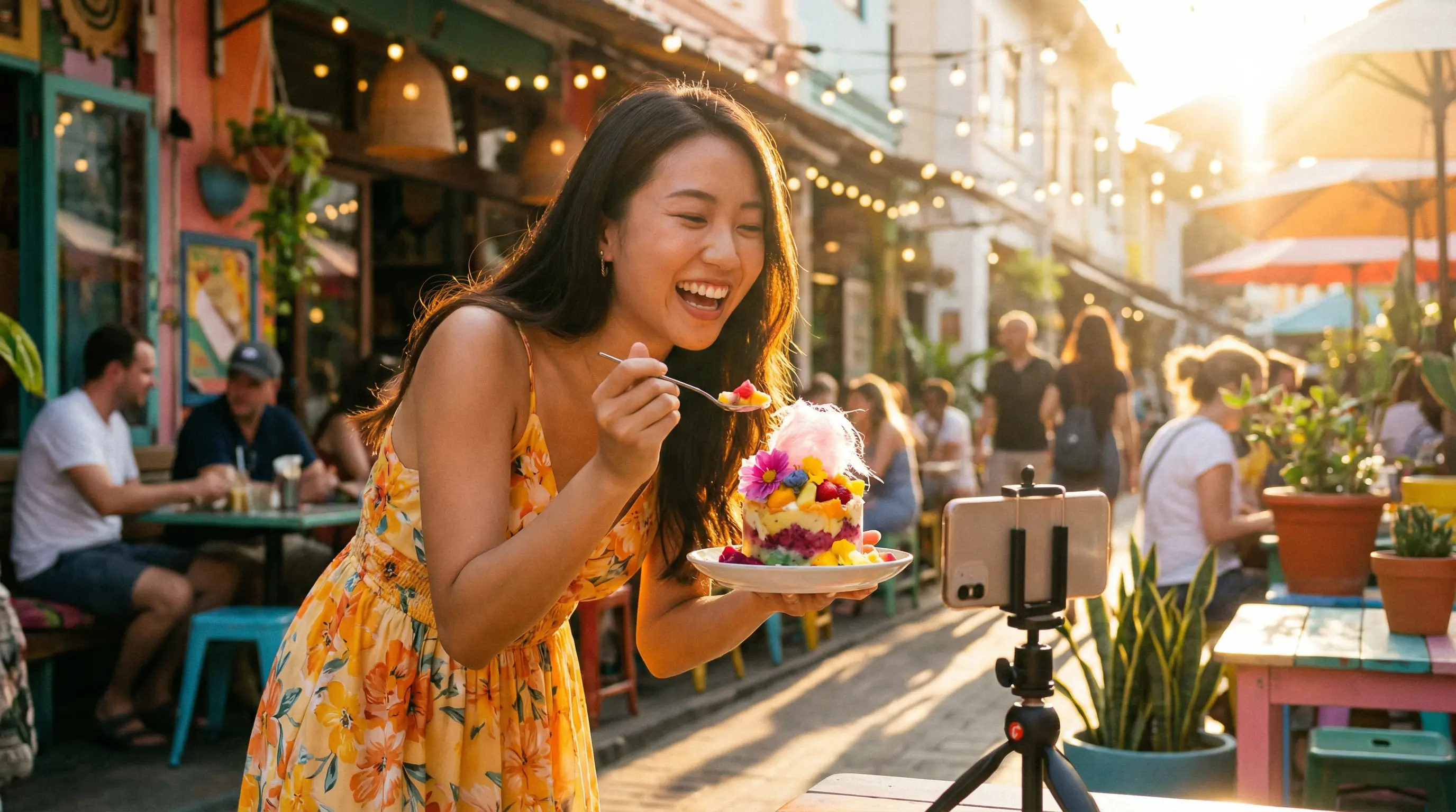 神秘视频美食探店视频